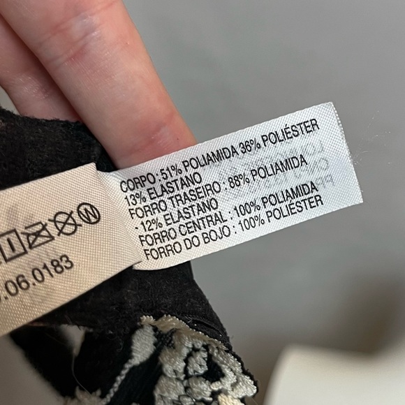 Barely Worn Lace Wacoal Bra Set Nude and Black - Picture 4 of 8